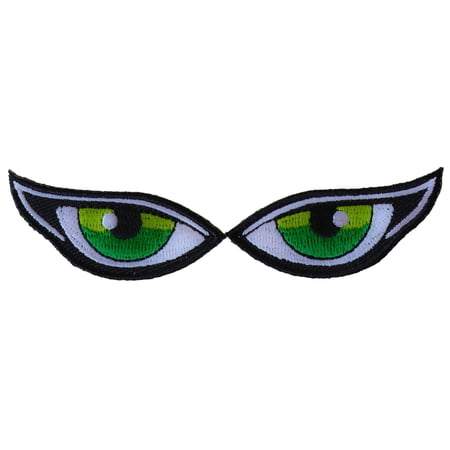 Iron on Green Eye Patches
