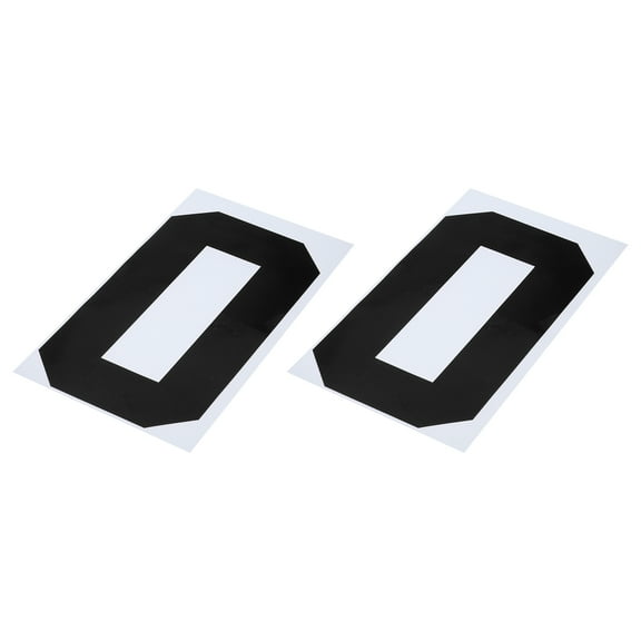 Iron-on Numbers 0 Heat Transfer 8" Red for Team Uniform Sports T Shirt Football Basketball Pack of 2