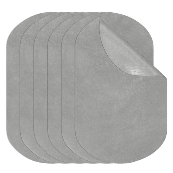 Iron-on Patches 4.3" by 7", 6 Pack Oval Elbow Patches Knee Repair Patch Suede Fabric Appliques for Shirt Jeans Jacket Clothes Repair Decorating Kit, Camel