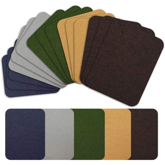 Iron on Patches Repair Kit 20 Pieces for Fabrics Clothing Jeans,5