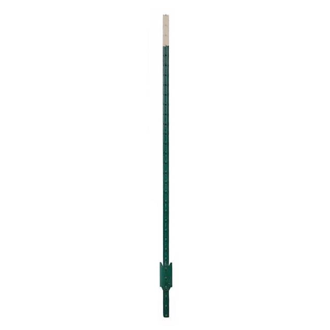 Iron ridge 7042076 6 ft. Rail Steel & Billet Studded T-Post - Pack of 5 ...