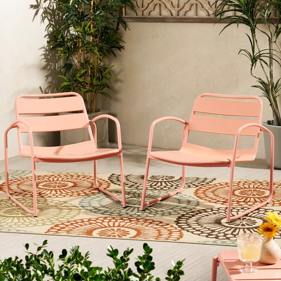 Iron with Matte Finish - Open Slat for Comfort - Outdoor Relaxation - Modern and Durable Seating