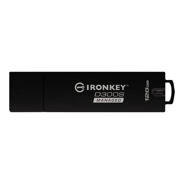 IronKey D300S Managed - USB flash drive - encrypted - 128 GB - USB 3.1 Gen 1 - FIPS 140-2 Level 3 - TAA Compliant