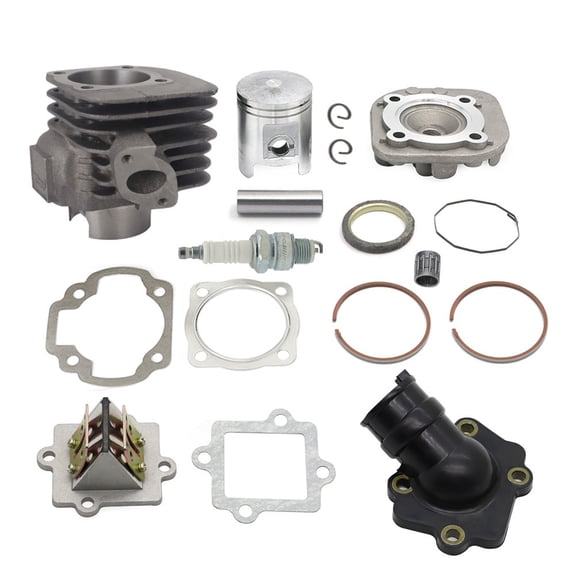 IronLane 100cc Big Bore Top End Cylinder Kit for Polaris Sportsman 90 Scrambler 90 Predator 90 2-Stroke ATV, 54mm Cylinder Rebuild Kit