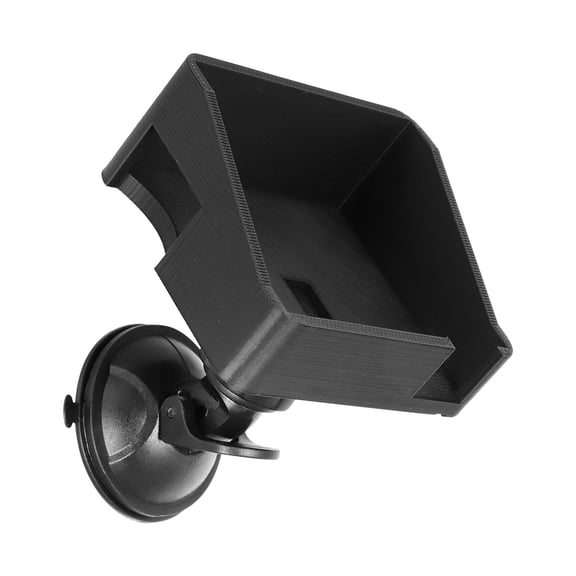 IronLane 3.5in Screen Suction Cup Mount with Sun Visor for Holley EFI Terminator X & Sniper, ABS Black Display Holder