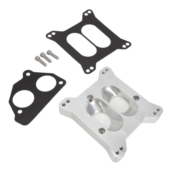 IronLane Carburetor to TBI Intake Manifold Mounting Plate for Holley Edelbrock 1.7 inch Dual Plane CNC Aluminum Conversion Kit