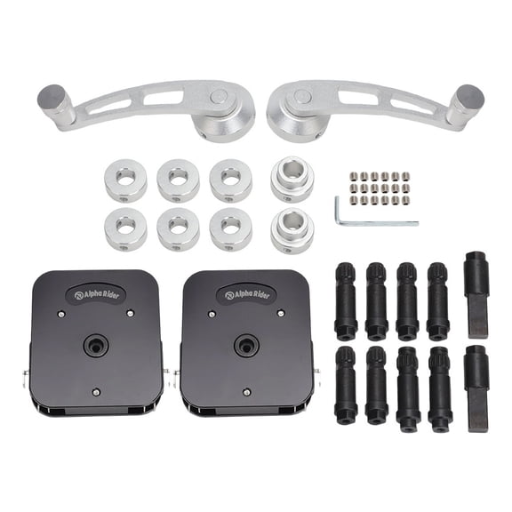 IronLane Universal Power Window Crank Switch & Lever Handle Kit, Manual Crank to Electric Window Conversion, 5 Shaft Stylest