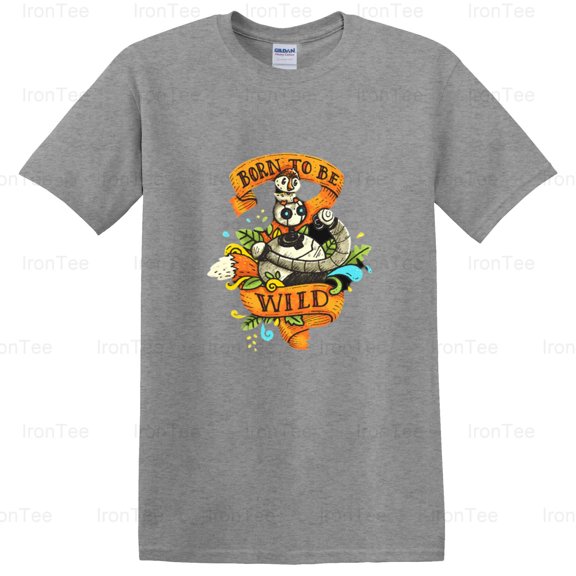 IronTee71 Born to Be Wild, Easy Rider Inspired, Motorcycle, Biker, Freedom, Road Trip T-Shirt, for Unisex, up to size 5XL.