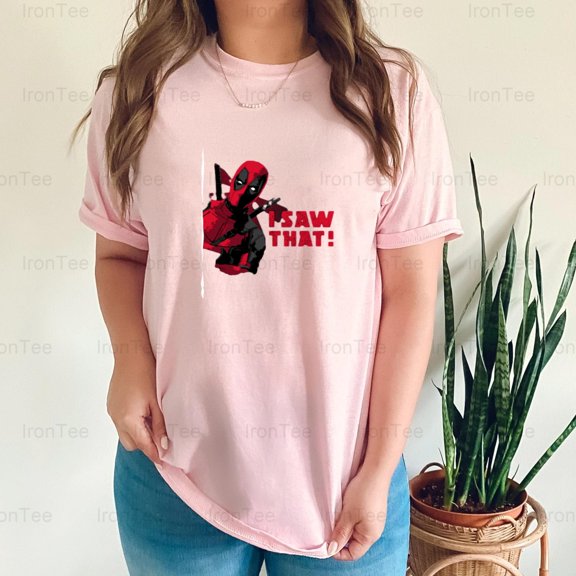 IronTee73 Hey I Saw That, Movie Quote, Referencing Films, Cinema, Film Buff, Funny Saying T-Shirt, for Unisex, up to size 5XL.