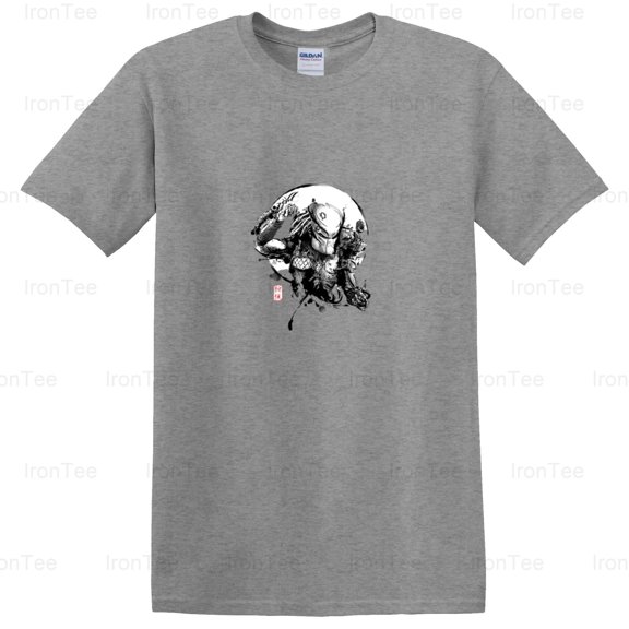 IronTee73 Hunting Grounds, Predator Inspired, Sci-Fi, Alien, Yautja, Jungle, Movie Hunter T-Shirt, for Unisex, up to size 5XL.