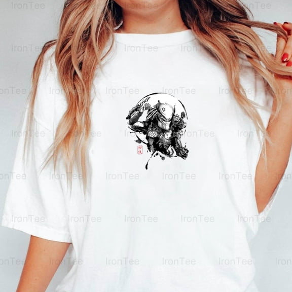 IronTee73 Hunting Grounds, Predator Inspired, Sci-Fi, Alien, Yautja, Jungle, Movie Hunter T-Shirt, for Unisex, up to size 5XL.