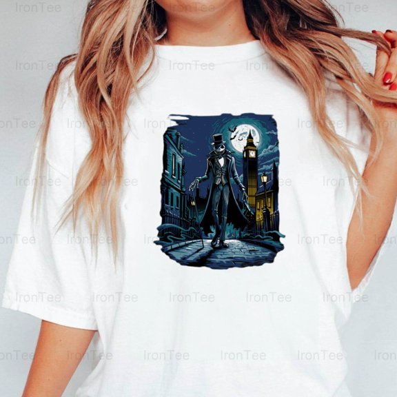 IronTee74 Jack The Ripper, Serial Killer, London, Victorian Era, Horror, Historical T-Shirt, for Unisex, up to size 5XL.