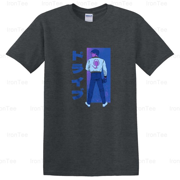 IronTee74 Japanese Driver, Anime, Speed Racer, Mach 5, Cartoon, Racing, Classic Animation T-Shirt, for Unisex, up to size 5XL.