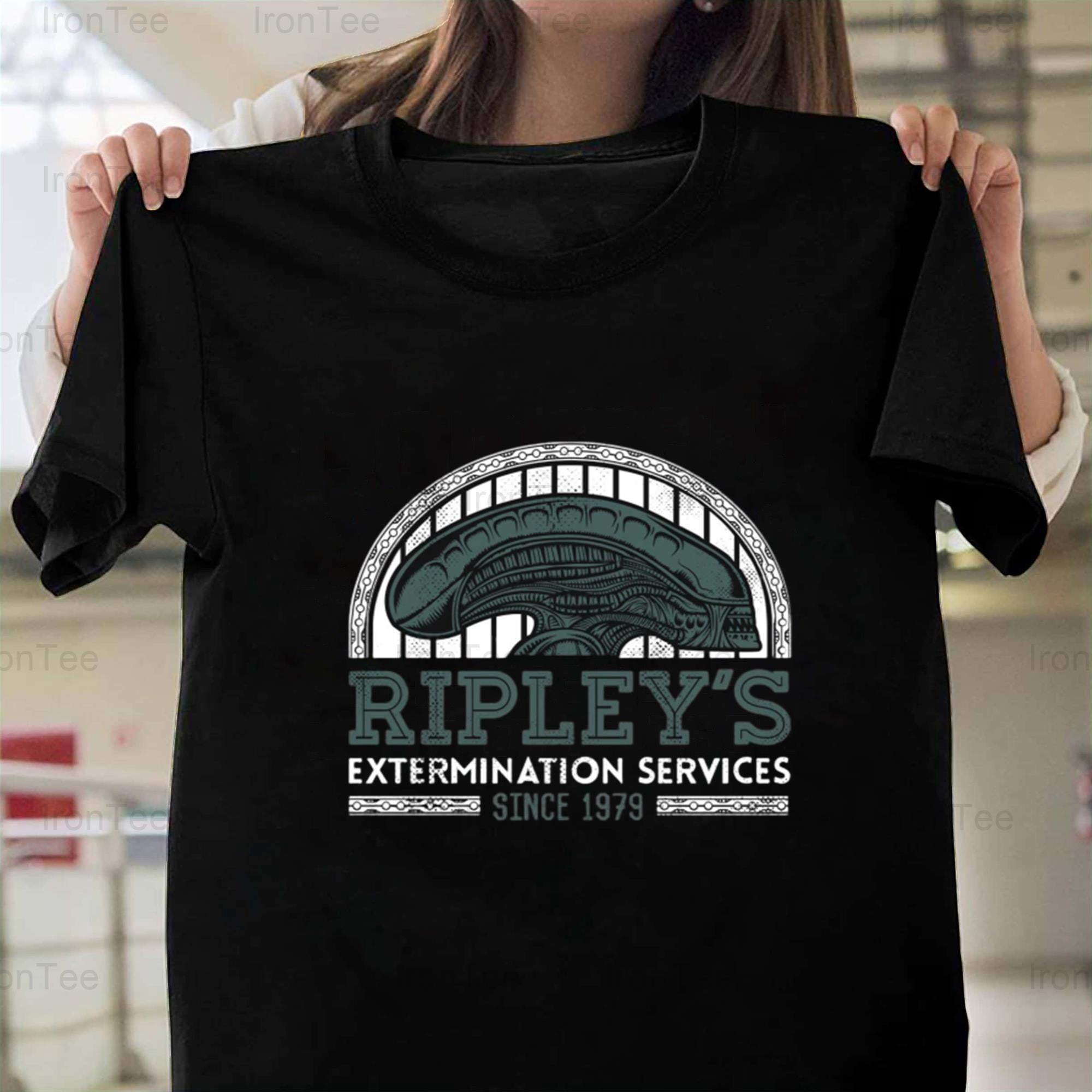 style3 Alien Warning T-Shirt da Donna Xenomorph Ripley Giger, Dimensione