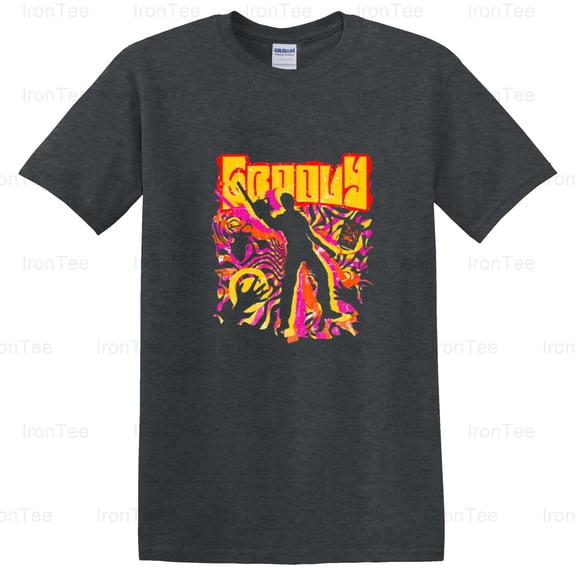 IronTee77 Stay Groovy Stay Evil, Ash Williams, Evil Dead, Horror Comedy, Cult Classic T-Shirt, for Unisex, up to size 5XL.