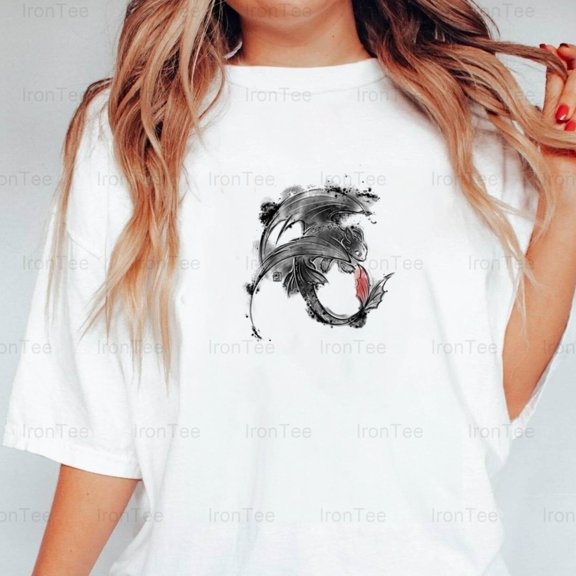 IronTee77 Sumi-e Fury, Kill Bill, The Bride, Tarantino, Japanese Art, Sword, Revenge T-Shirt, for Unisex, up to size 5XL.