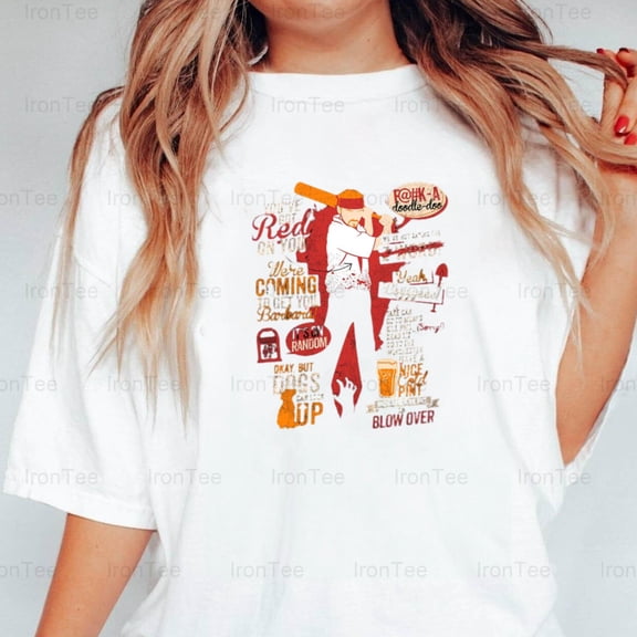 IronTee78 Wait For This To Blow Over, Shaun of the Dead, Winchester, Zombie, Horror Comedy T-Shirt, for Unisex, up to size 5XL.