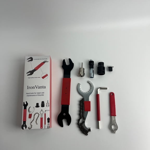 IronVanta Hand tools for repair and maintenance of bicycles,Professional Bike Repair Tool Kit, Quality Bicycle Maintenance Tool Set for Mountain Bike Road Bike Maintenance in a Neat Storage Case