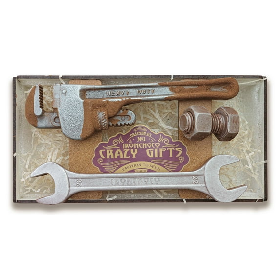 Ironchoco Assorted Chocolate Gift Box, Realistic Chocolate Tools Set, 6.3oz