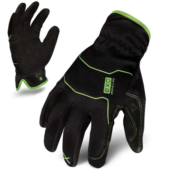 Ironclad 2X-Large Black EXO Motor Utility Shop Gloves P/N EXO-MUG-06-XXL