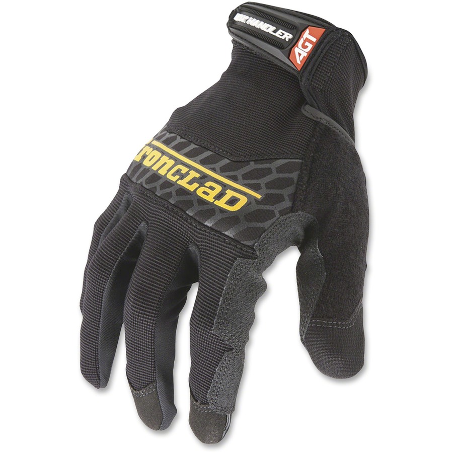 Ironclad OCTANE NITRO Knit Touchscreen Gloves - Oil Resistant Nitrile Palm, Size L (1 Pair)