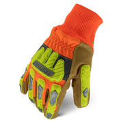 Ironclad Command Cold Weather Insulated Leather Cut Resistant Gloves; Hi-Viz