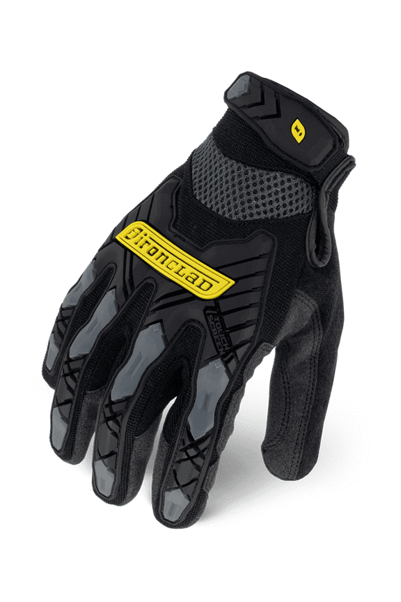 Command Touch Screen Impact Work Gloves; Black