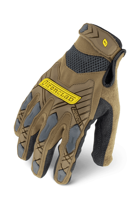Command Touch Screen Impact Work Gloves; Brown