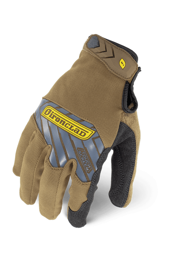 Command Touch Screen Pro Work Gloves; Brown