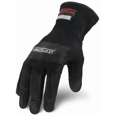 Ironclad HEATWORX HEAVY DUTY; Heat Resistant Gloves, Silicone-Palm, Rated up to 600°F (315 °C) Kevlar-Liner and Shell, (1 Pair), Black