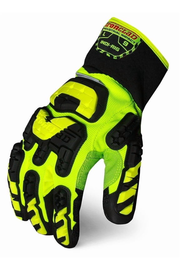 KONG INDI-RIG-03-M Industrial Impact Rigger Oil & Gas Safety Gloves, Medium