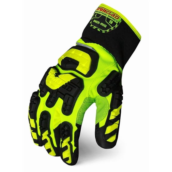 Ironclad Impact Work Gloves KONG Medium Cut Resistant TPR Knuckle Mechanics Rigger Safety Pair