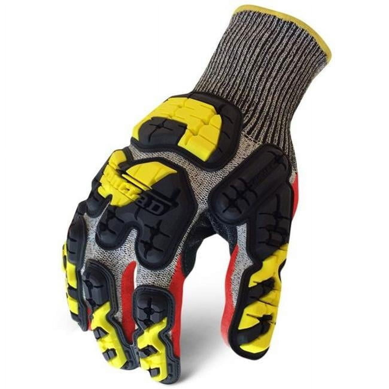 Ironclad Performance Wear 262752 Mens Impact Resistant Oil \u0026 Gas Safety Glove, Gray - Medium