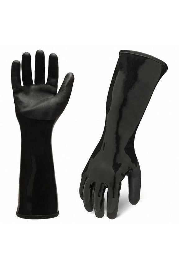 Performance Wear Chemical Work Glove,Black,2XL/11,PR CHNP5-06-XXL