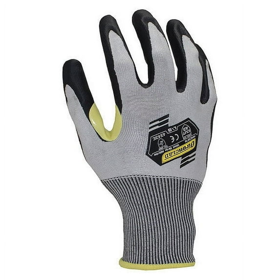 Ironclad Performance Wear Knit Gloves,S/7,Black Glove Coating,PR KKC3FN-02-S