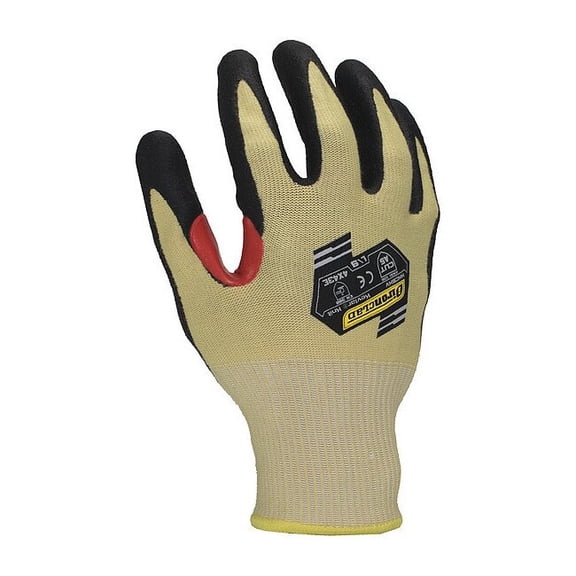Cut-Resistant Coated Gloves, Cut Level A5 ,Dipped ,Foam Nitrile ,Smooth ,S 1 PR