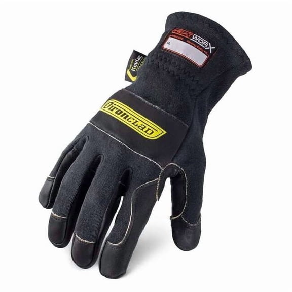 Mechanics Gloves, Silicone Rubber, 600 Degrees F Max Temp., Straight Cuff Black, S ( 7 )