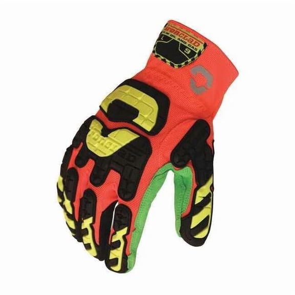 Impact Gloves,L,Synthetic Leather,PR LPI-OC5-04-L