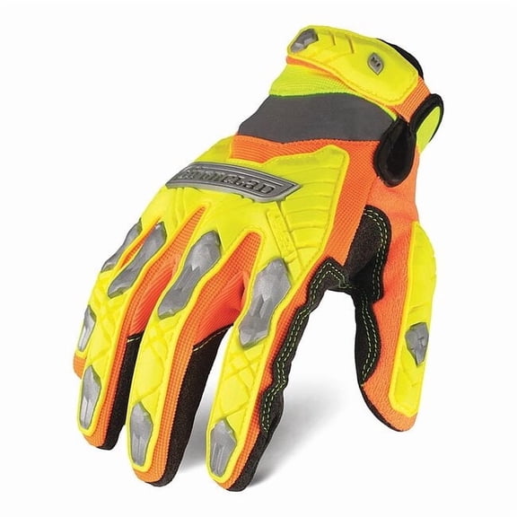 Impact Resistant Gloves,Orange,XL,PR IEX-HZiL1-05-XL