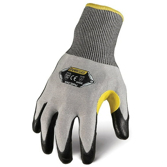 Ironclad Performance Wear Knit Gloves,A3,HPPE/Steel,18 ga,3XL,PR SKC3PU-07-XXXL