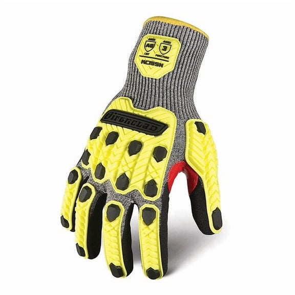 Cut-Resistant Impact Gloves, Cut Level A6 ,Nitrile ,Sandy ,S ( 7 ) 1 PR
