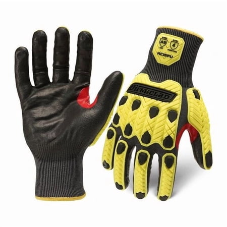 Knit Work Glove, Cut Level A9 ,Nitrile ,Smooth ,S 1 PR KCI9PU-02-S