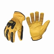 Cut-Resistant Impact Gloves, Cut Level A4 ,Uncoated ,M 1 PR