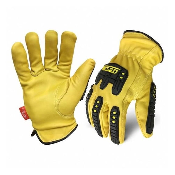 Ironclad Performance Wear Leather Work Glove,Tan,XS/6,Leather,PR ILD-IMPC5-01-XS