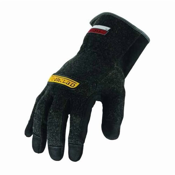 Heatworx Heat Resistant Gloves, Kevlar(R), 450  Degrees F Max Temp., Gauntlet Cuff Black, 1 PR