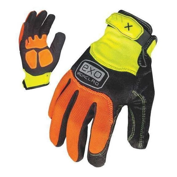 Ironclad Performance Wear Mechanics Gloves,L/9,9",PR EXO2-HZA-04-L