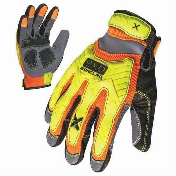 Ironclad Performance Wear Mechanics Gloves,L/9,9",PR EXO2-HZI-04-L