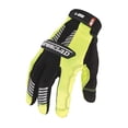 thumbnail image 1 of I-Viz(R) Hi-Vis Mechanics Gloves, Synthetic Leather Palm, Nylon, Spandex Back, S, Green, 1 of 7
