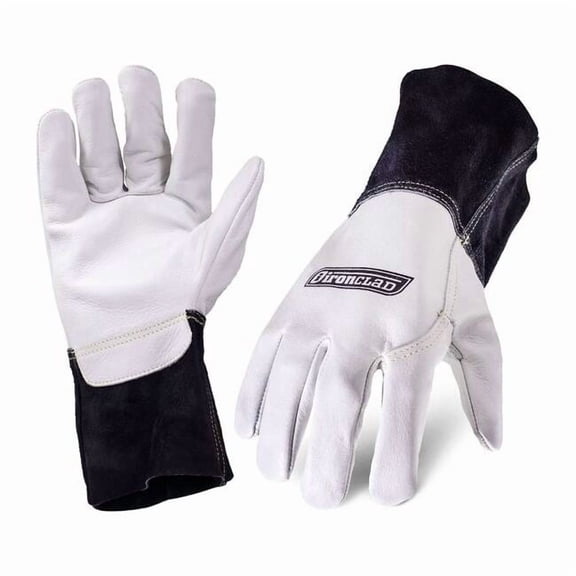 Welding Glove, Safety Cuff, Wing Thumb, Premium Leather, 2XL, 1 PR