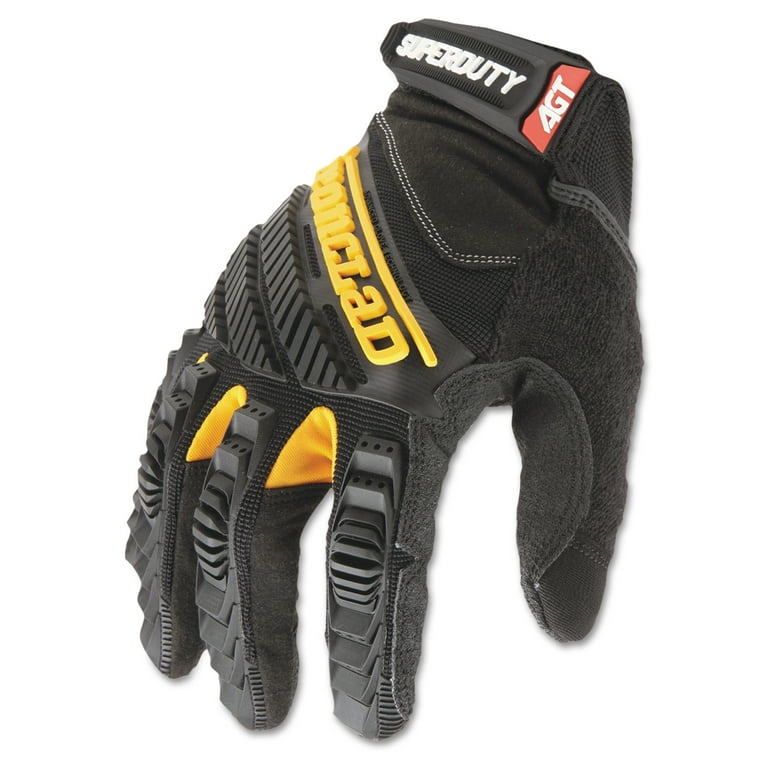 SuperDuty Gloves, Medium, Black/Yellow, 1 Pair SuperDuty Gloves, Medium, Black/Yellow, 1 Pair